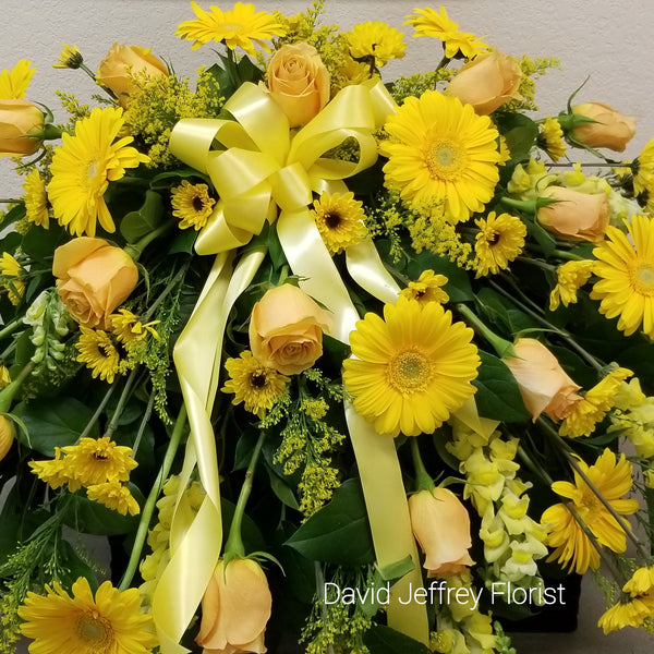 Casket Spray Sunburst