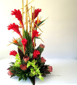 Tropical Flowers by David Jeffrey Florist 