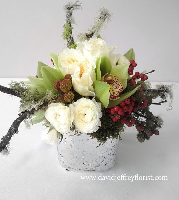 Contemporary Rustic Flowers by David Jeffrey Florist
