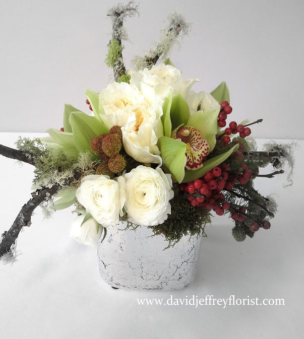 Contemporary Rustic Flowers by David Jeffrey Florist