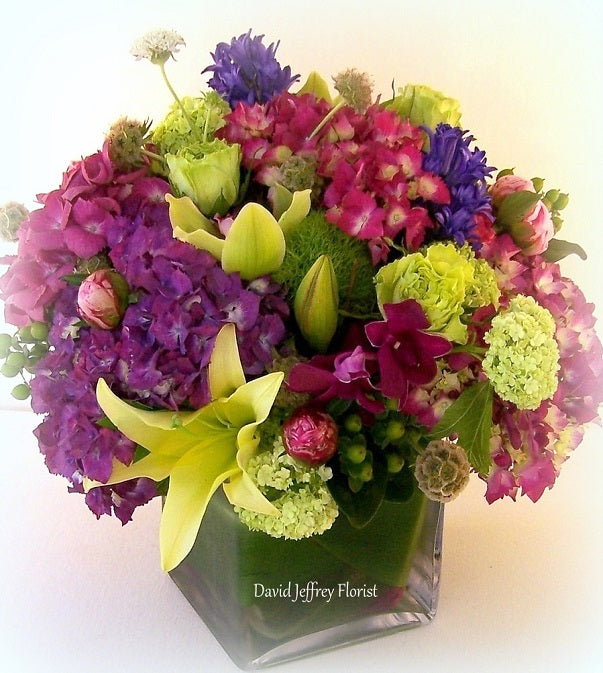 Flower Cube Bouquets by David Jeffrey Florist 