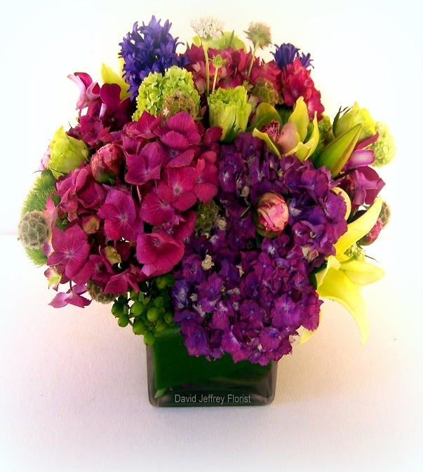 Flower Cube Bouquets by David Jeffrey Florist 
