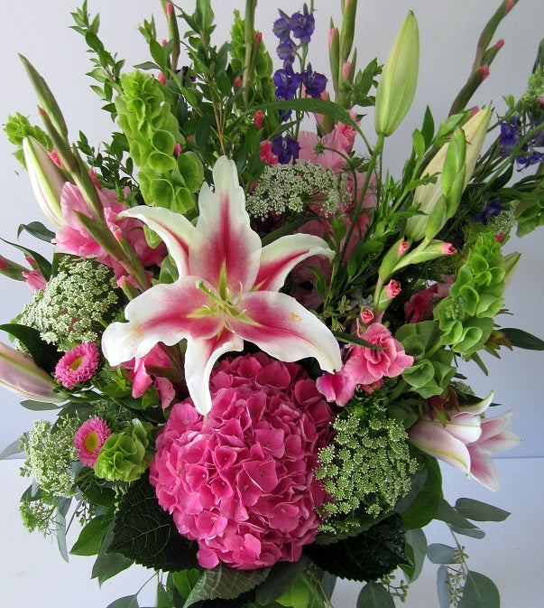 David Jeffrey's Lush Pink Flowers