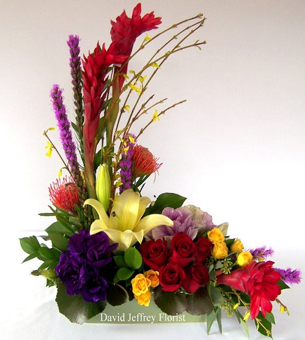 Tropical Flowers by David Jeffrey Florist 