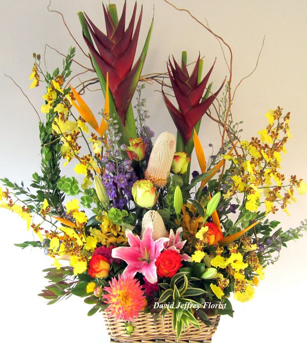 Tropical Flowers by David Jeffrey Florist 