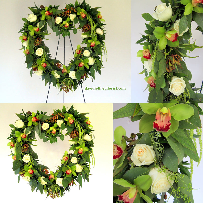 Standing Heart Wreath - Forever Heart