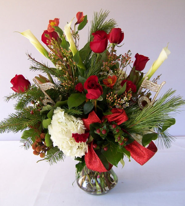 Flowers for Christmas by David Jeffrey Florist