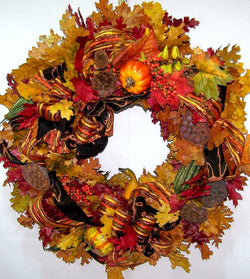 David Jeffrey's Fall Harvest Wreath