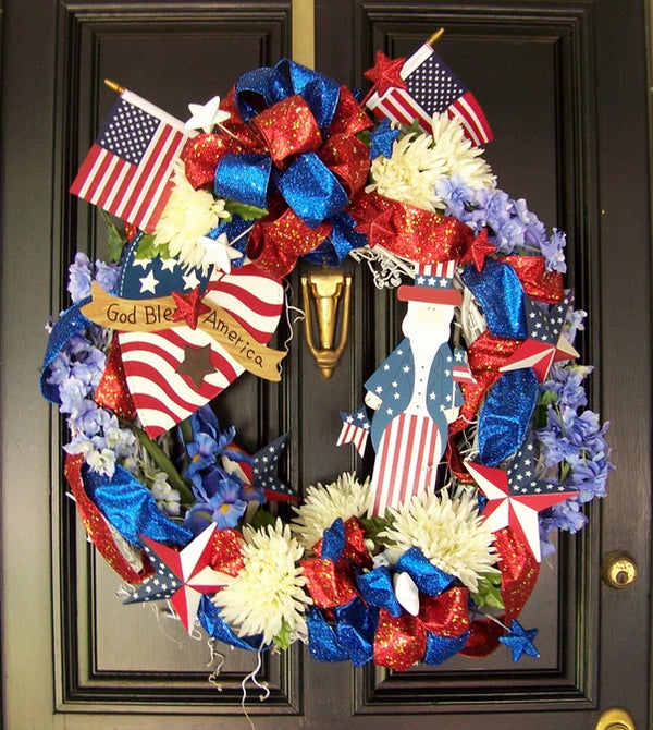 Fourth of July Wreath