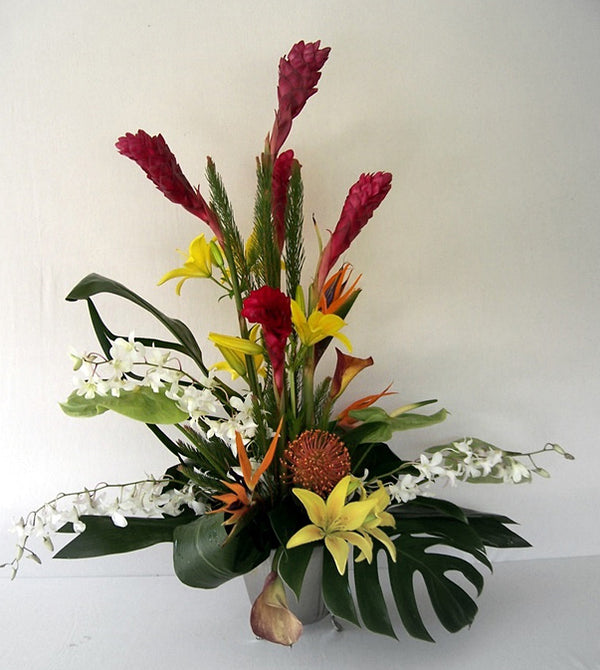 Tropical Flowers by David Jeffrey Florist 